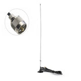 Moonraker MRM-100P magneetvoet antenne voor de 2m en 70cm (UHF/VHF) geleverd met RG174 kabel en een UHF-Male connector