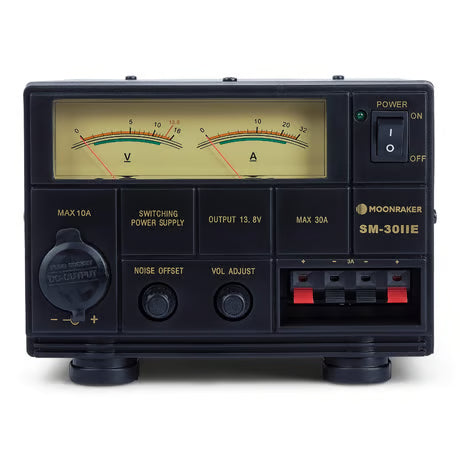 Moonraker SM-30IIE 30 Ampère voeding met instelbare ingangsspanning van 9 tot 15 volt