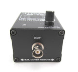 Moonraker M100 breedband voorversterker Pre-Amp zijkant output