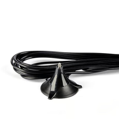 Moonraker MRM-100S mobiele UHF/VHF antenne met micro magneetvoet en 5 meter RG174 kabel met een SMA-Female connector