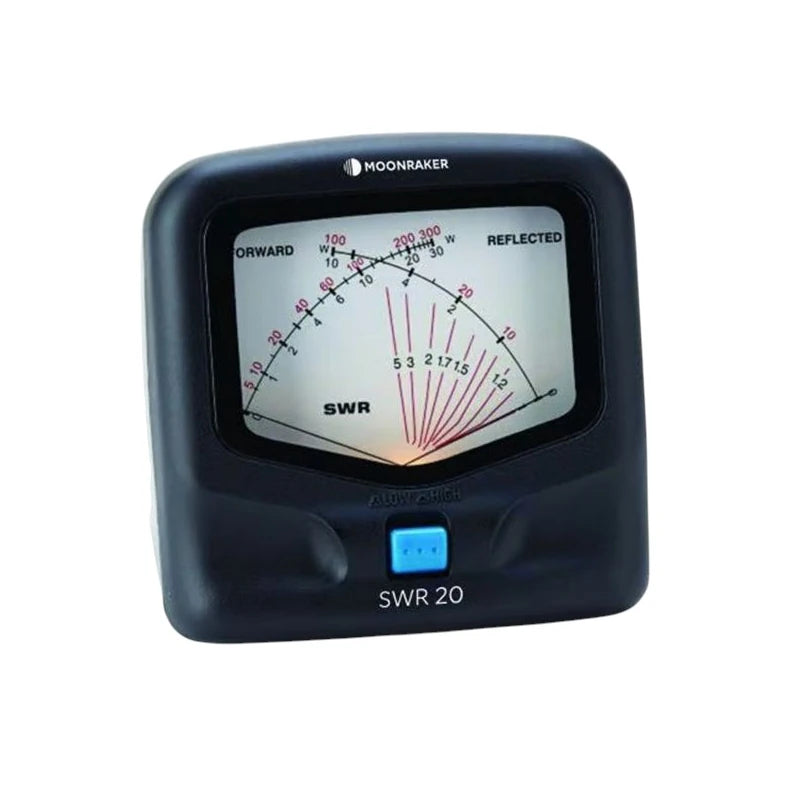 Moonraker SWR-20 SWR meter voor 1.8 tot 200MHz schakelbaar tussen 30W en 150W vermogen