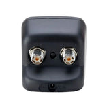 Achterzijde Moonraker SWR-40 SWR en Watt meter met twee SO239 (UHF-Female) aansluitingen
