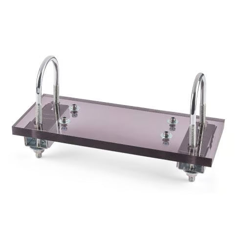 Mastbeugel voor dipoolantennes en draadantennes, geleverd inclusief v-bouten en bijbehorende schroeven