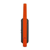 Zijkant van de Motorla T82 PMR446 walkie talkie