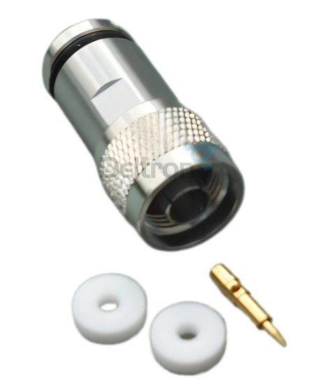 N-Male connector voor Aircell-7, H2007, AC7, Ultraflex 7 en Highflex 7.coaxkabels van 7mm