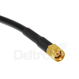 Antennekabel met een vergulde UHF-Male (PL-259) aansluiting behorende bij de N1 dualband magneetvoet antenne