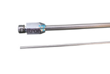 Voet en het middendeel van de IC56-2 een tweedelige rvs 27MC CB Antenne met een lengte van 260cm
