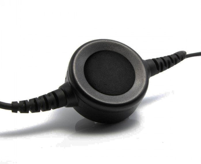 Vorozijde van de PTT-knop op de Komunica NC-PRO kabel voor de NC-Pro QD noise cancelling headset