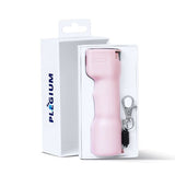Plegium Smart Defence spray met sleutelhanger en gratis smartphone app die maximaal vijf contactpersonen alarmeert met exacte GPS-locatie