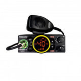 President Henry 2 mobiele 27MC transceiver multiorm met gele displayring en oranje weergave