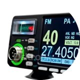 Close-up van de President Jack-II (2026) mobiele multi norm 7MC met AM, FM en SSB