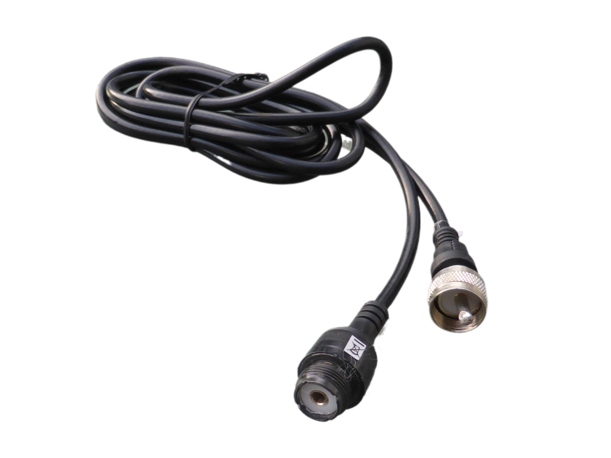 President ACDC011 coax verlengkabel 2 meter met PL259 (UHF male) en SO239 (UHF female) connectoren