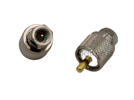 President adapter van FME-Male naar UHF-Male (PL-259) met vergulde aansluitingen