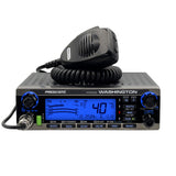 President Washington 27MHz CB transceiver met multifunctioneel display en kobalt blauwe verlichting