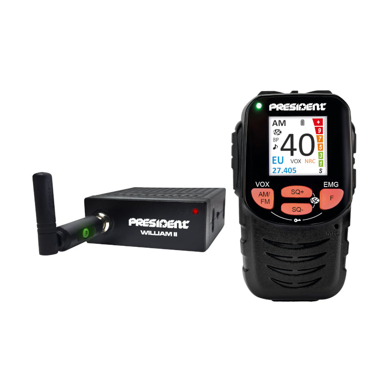 President William-2 27MHz CB transceiver met draadloze multifunctionele handmicrofoon