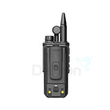 Achterzijde Quansheng TK11(8)  handheld transceiver voor AM, FM én SSB met een vermogen van 10W