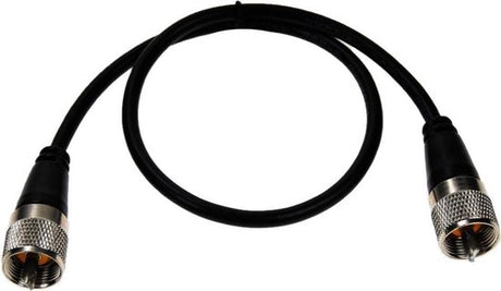 Tussenkabel 50cm met aan beide uiteinden een PL-259 (UHF-Male) connector