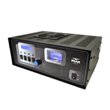 Voorzijde RM BLA-350Plus Black line lineaire versterker met een uitgangsvermogen van 300W PEP