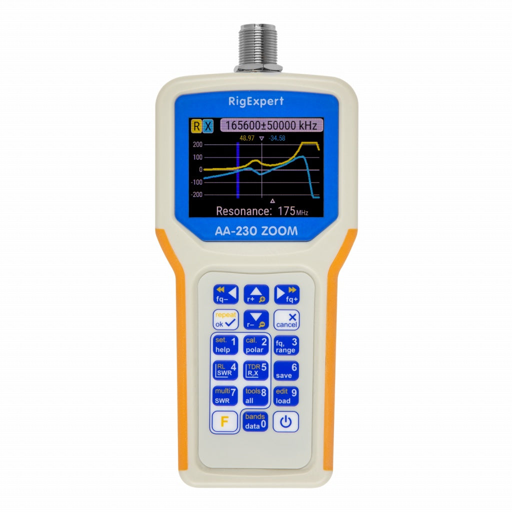 RigExpert AA-230 ZOOM: Checking antenna systems from 100kHz-230MHz