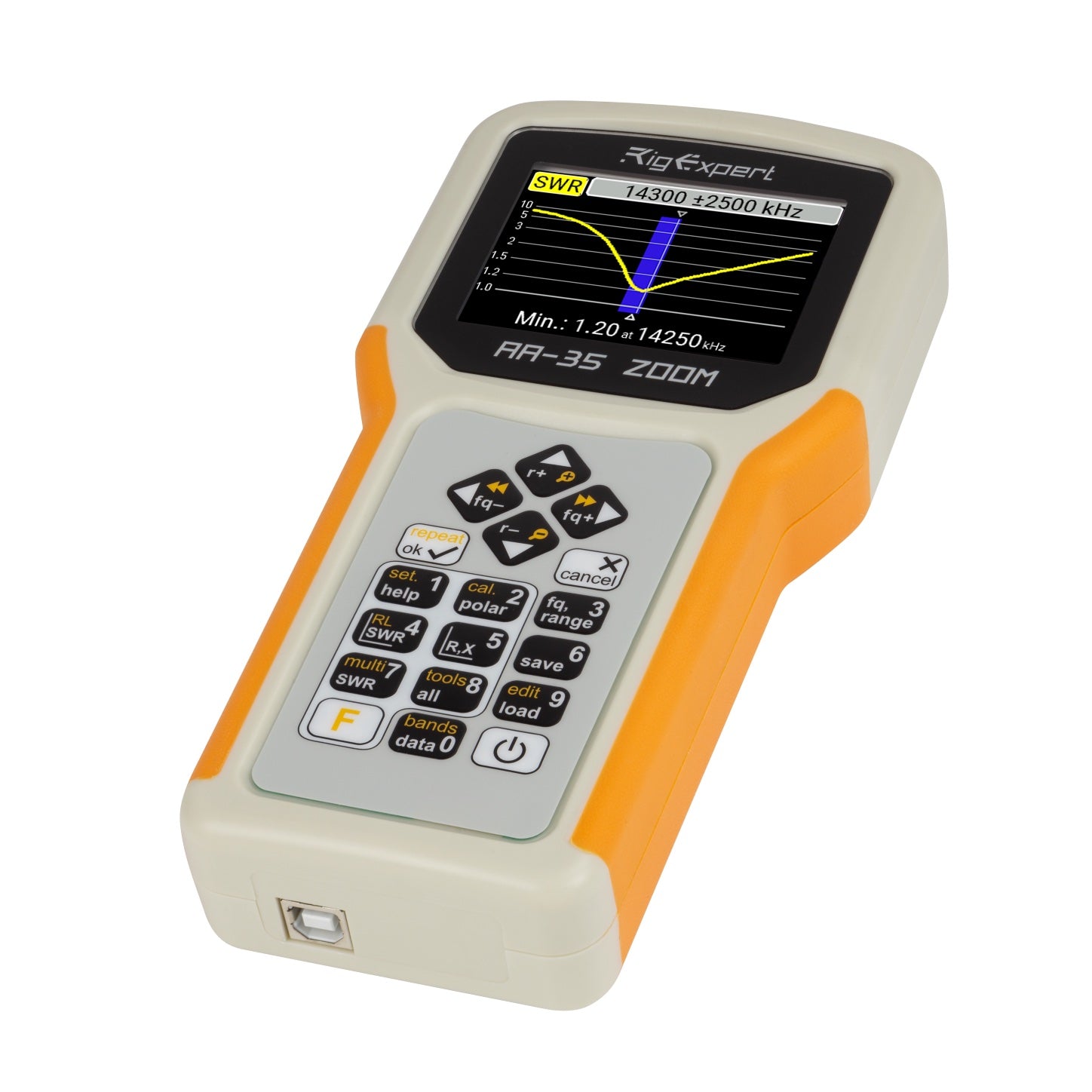 RigExpert AA-35 Zoom antenna analyzer | 60kHz to 35MHz | Deltron
