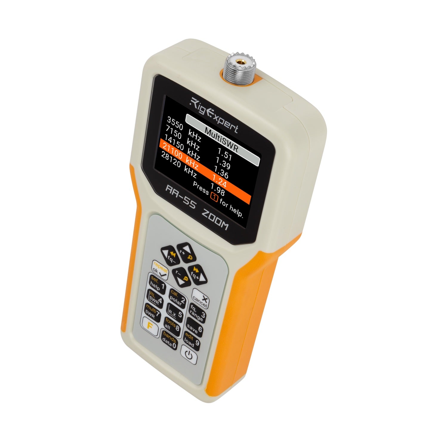 RigExpert AA-55 ZOOM Antenna analyzer (60kHz - 55MHz) | Deltron