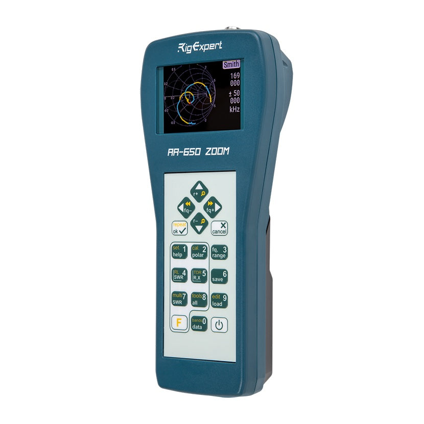RigExpert AA-650 ZOOM Antenna analyzer | 100kHz - 650MHz | Deltron