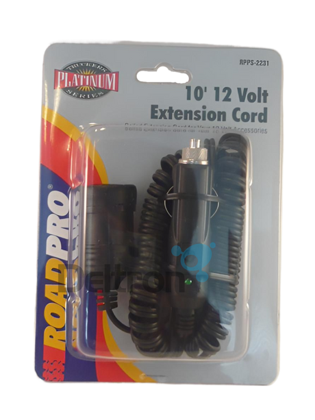RoadPro RPPS2231 een robuuste 12V en 24V sigaretaansteker verlengkabel van 305cm