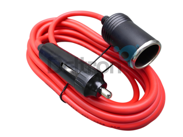 RoadPro RP-203EC 12V/24V verlengkabel - voedingskabel met sigarettenaanstekerplug en sigarettenaanstekeraansluiting
