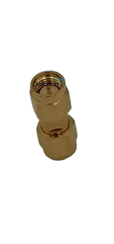 Vergulde adapter van SMA-Male naar SMA-Male