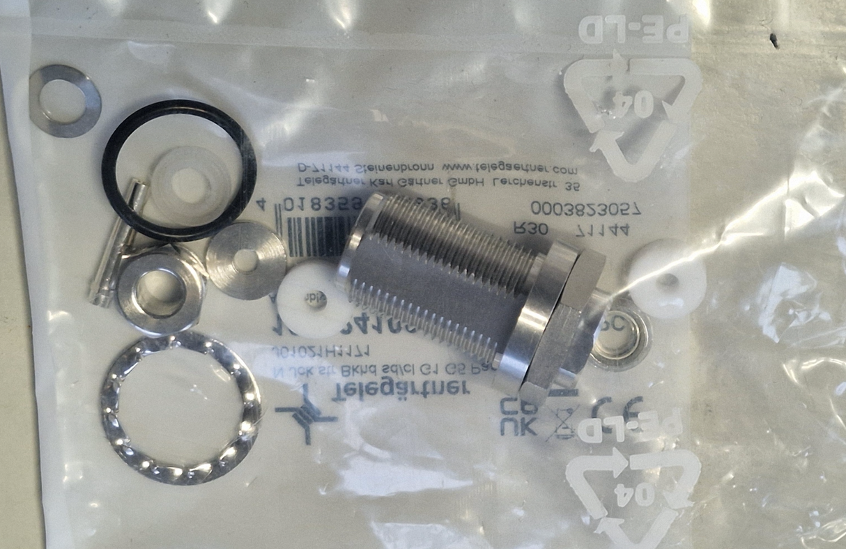 Inhoud verpakking SSB 7706-TG N-Female connector
