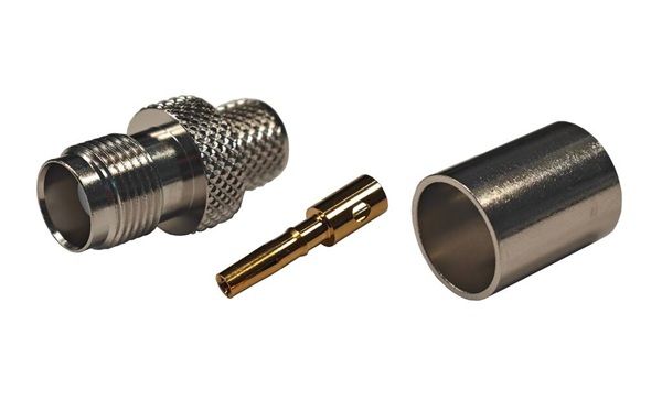 SSB TNC-Female crimp connector voor Ecoflex-10 coaxkabel