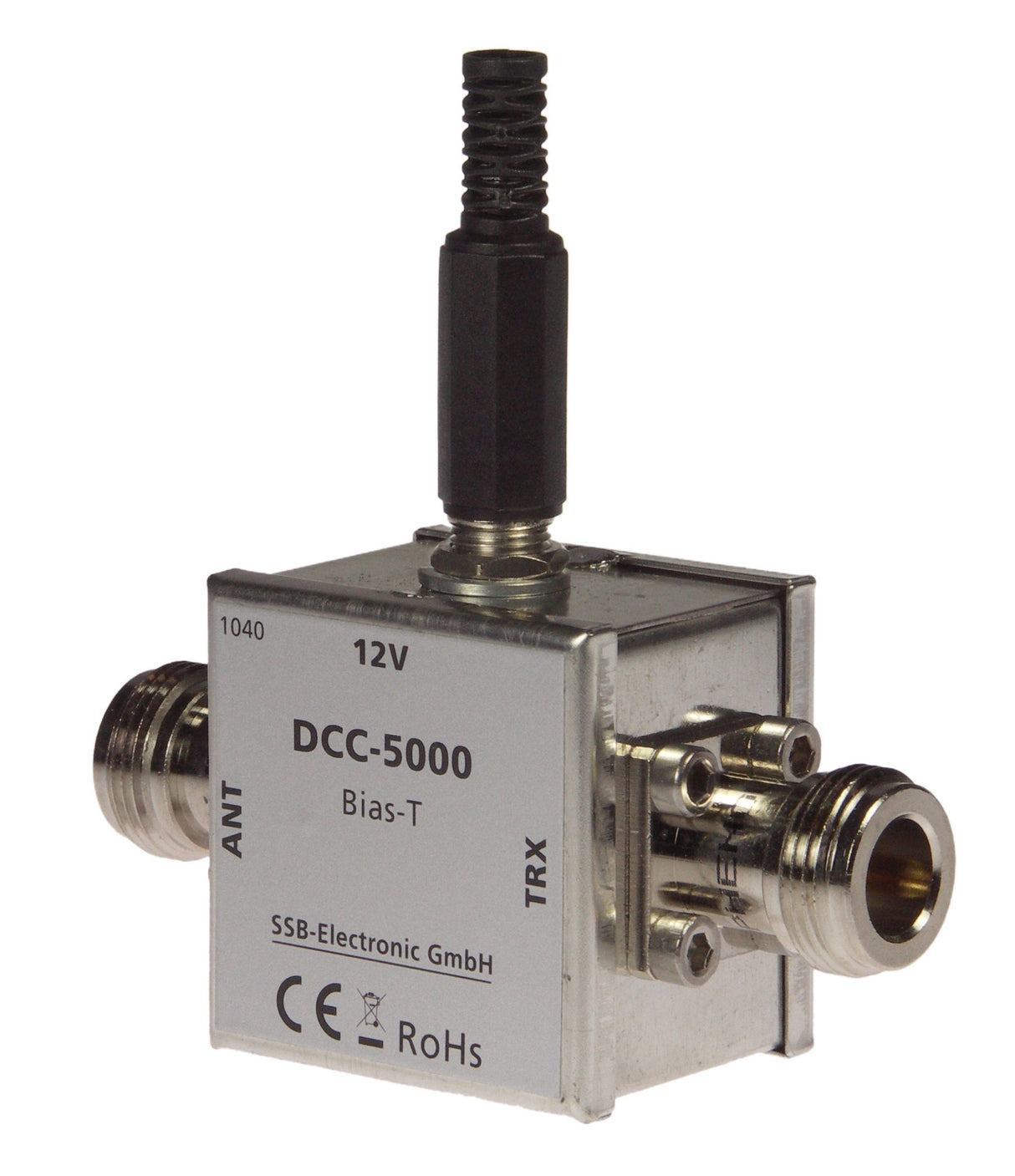 SSB DCC5000 Pro Bias-T is een hoogwaardige Bias-T (voedingssplitser)  