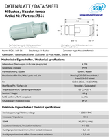 SSB N-Female Ecoflex-10