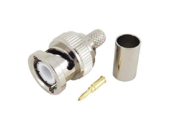 SSB 7721 BNC-Male crimp connector voor Aircell-5 coax kabel