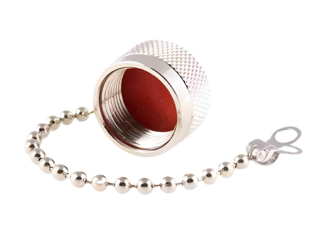 Telegärtner 100021261 of SSB 8750TG afdekkap met metalen ketting en bevestigingsoogje voor N en UHF connectoren