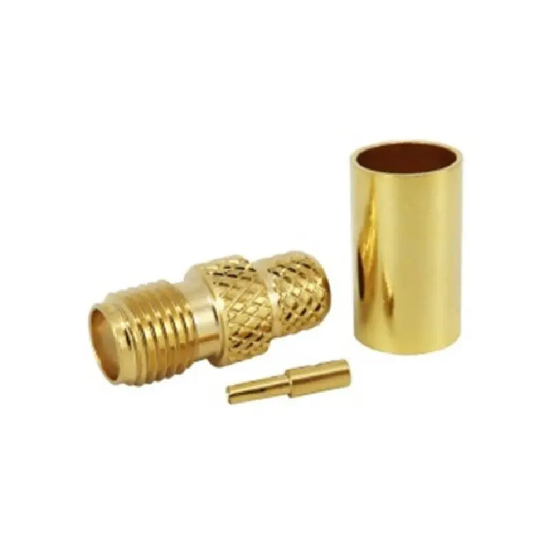 SSB 7751-E SMA-Female crimp connector voor Ecoflex-5, H155 en andere coaxkabels