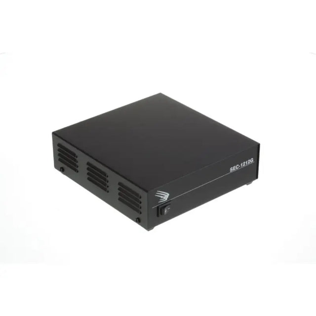 Samlex SEC-1212G schakelende voeding 200-260V met een continu vermogen van 10 ampère en een uitgangsvermogen van 13.8V