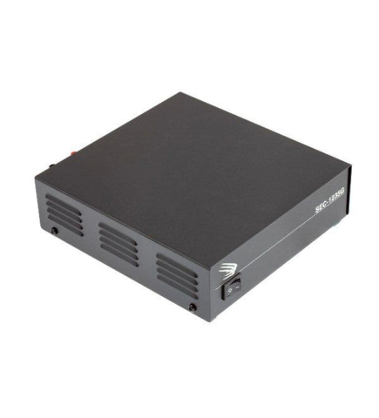 Samlex SEC-1235G Voeding voor 115 tot 230 volt met een uitgangsspanning van 13.8V en 30 tot 35 ampere