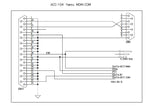 Aansluitschema van de CGA ACC-104 interfacekabel