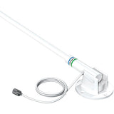 Shakespeare 4050-B 27MHz boot antenne met kantelbare antennevoet, coaxkabel en connector