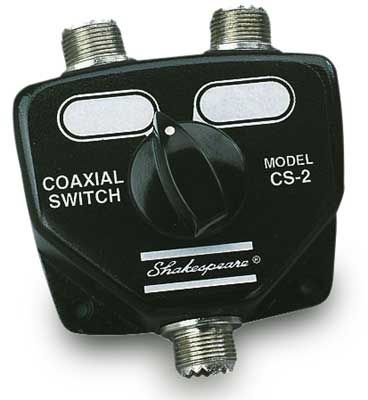 Shakespear CS-2 antenne switch met SO-239 (UHF-Female)