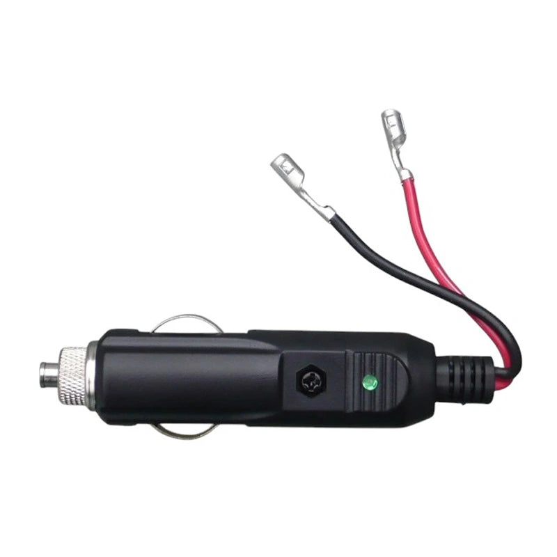 Heavy duty sigarettenaansteker plug – 12/24V met led-indicator en voedingskabel len kabelschoentjes