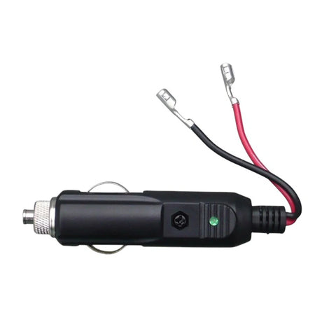 Heavy duty sigarettenaansteker plug – 12/24V met led-indicator en voedingskabel len kabelschoentjes