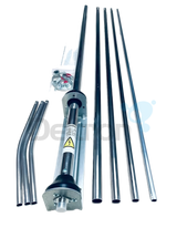 Sigma Venom 5/8 wave High Gain en Heavy Duty 11M basisantenne met 1,2mm dikke buizen