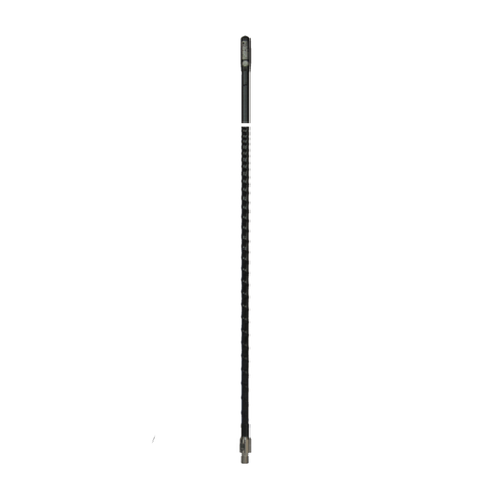 Sirio Flex Log 4 mobiele 27MC antenne met 3/8 draad, 126cm, afstelbare top