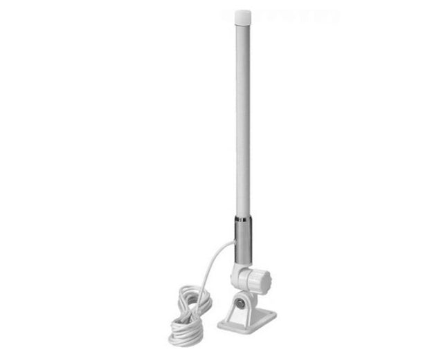 Sirio SCO-2.4-6 Mariner WLAN-antenne voor maritieme toepassingen en zorgt voor krachtige WiFi-verbinding op het water. Met een frequentiebereik van 2.3 tot 2.5 GHz