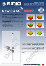 Sirio SO 5G MiMo 8 dBi FT-7 RG58