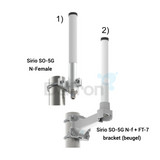 Sirio SO 5G antenne en Sirio SO 5G met FT-7 antenne beugel