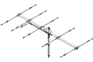 Sirio SY 50-5 Yagi VHF basisantenne voor de 6 meter band