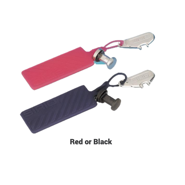Sirio 2506506.00 en 2506507.00 safety set in de kleur rood met chrome en zwart